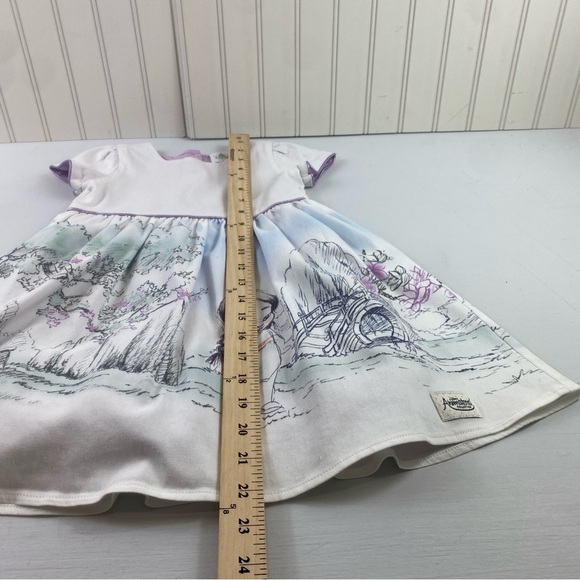 Disney Animators’ Collection Girls Mulan Princess White Party Dress Costume Sz 4 - Picture 11 of 14